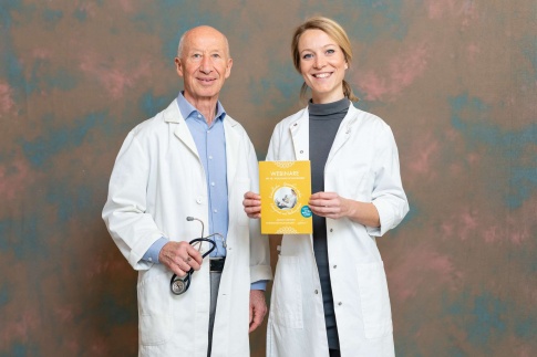 Dr. Wolfgang Schachinger und Dr. Valeria scheinen glücklich schlank zu sein