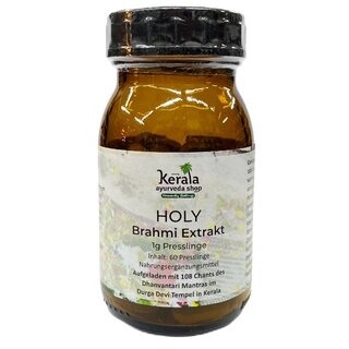 Holy Brahmi Extrakt, Presslinge von Kerala Ayurveda Shop