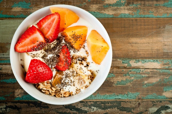 Müsli mit Chia Samen