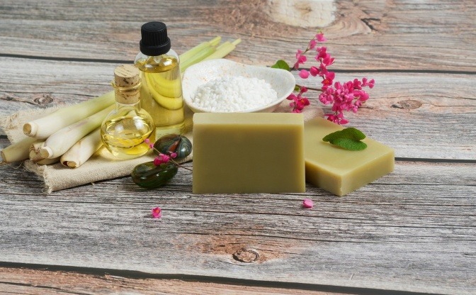 Produkte und Zutaten für Bio-Kosmetik