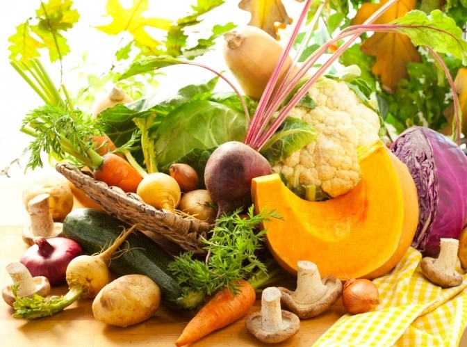 Gemüse für eine Ernährung in den Wechseljahren
