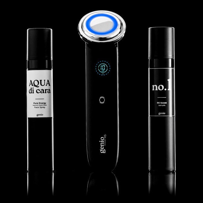 genio AQUA di cara von genio, SMART XS und Serum no. 1