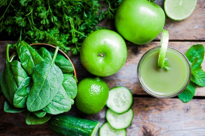 Zutaten für grüne Smoothies