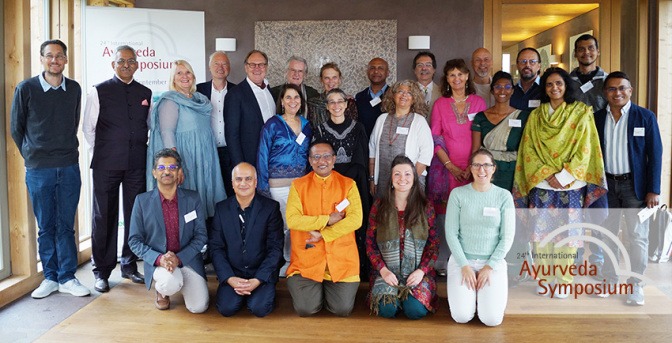 Teilnehmer des Internationalen Ayurveda Symposiums 2022.
