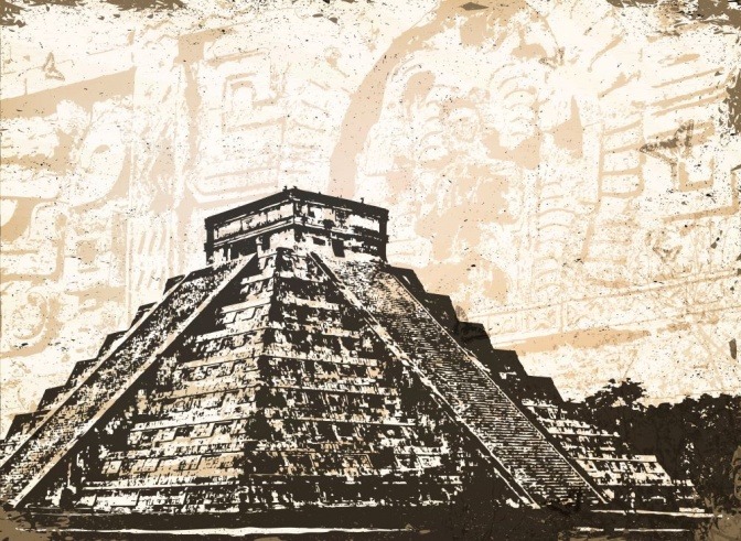 Antike Maya-Pyramike Chichen Itza in Mexiko