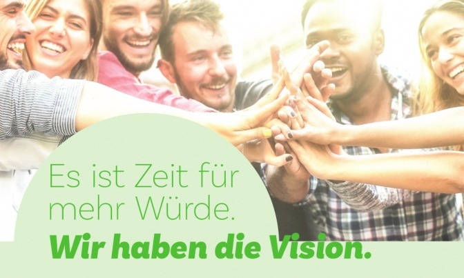 Plakat für den Online Würde Kongress von Stefanie Menzel
