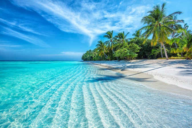 Strand in der Karibik als Reiseziel im April