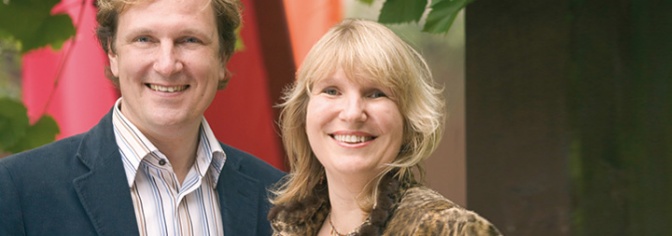 Kerstin Rosenberg mit ihrem Mann Mark Rosenberg