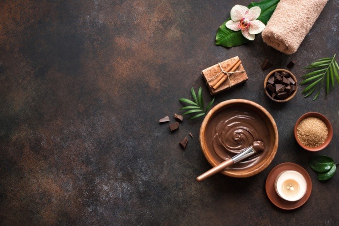 Zutaten für eine Schokoladenmassage