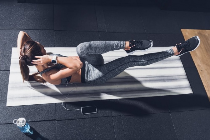 Frau beim Sport