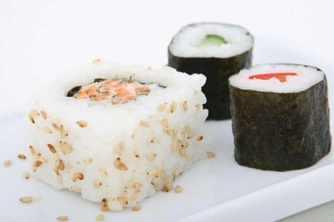 Sushi ist angerichtet