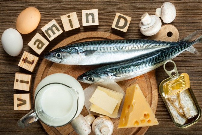 Lebensmittel mit Vitamin D