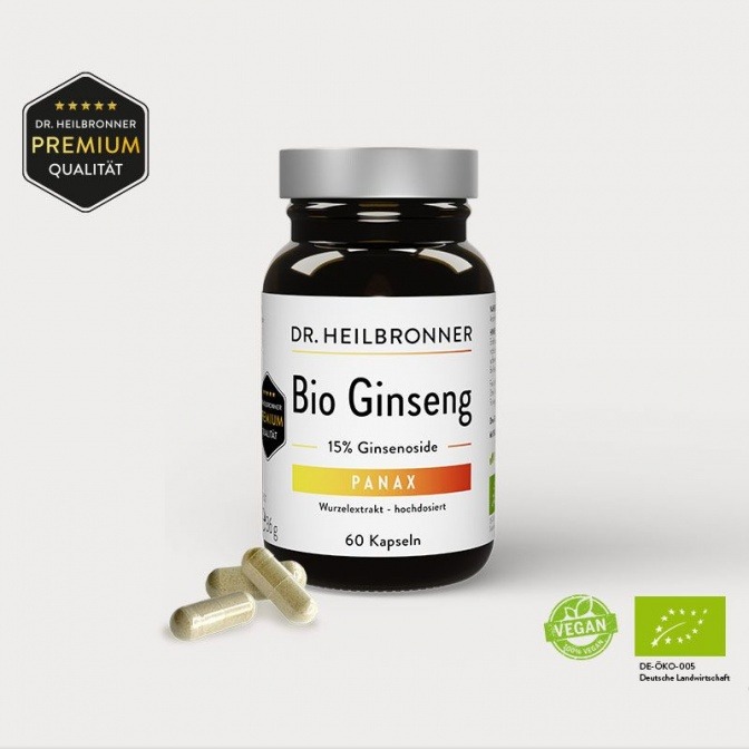 Vorschaubild für Roter Bio Ginseng Kapseln