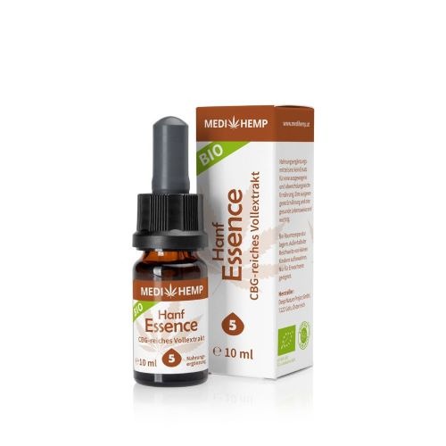 Vorschaubild für Bio Hanf Essence 5 % mit CBG von MEDIHEMP