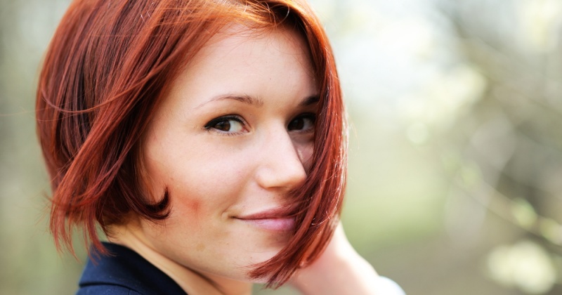 Frauen haare frisuren rote Frisur rote