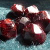 Granat in Rot