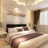 Ein Schlafzimmer ist nach Feng Shui eingerichtet