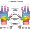 Handreflexzonen Karte beschriftet