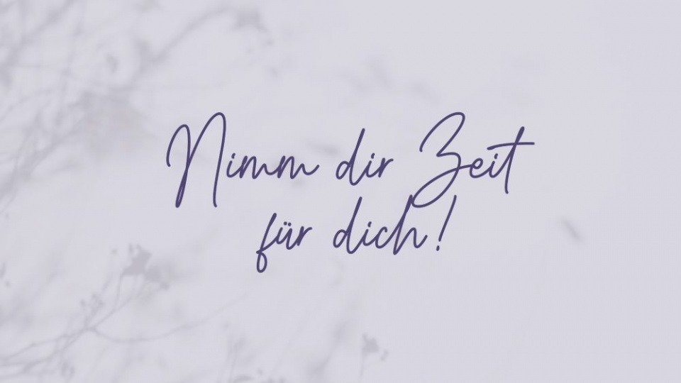 test Linda Peters, nimm dir Zeit für dich