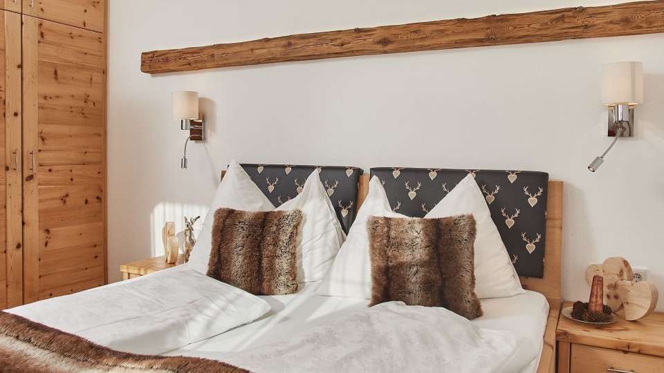 Der idyllische Ort verspricht Natur pur Ein Bett von AlpenRelax®