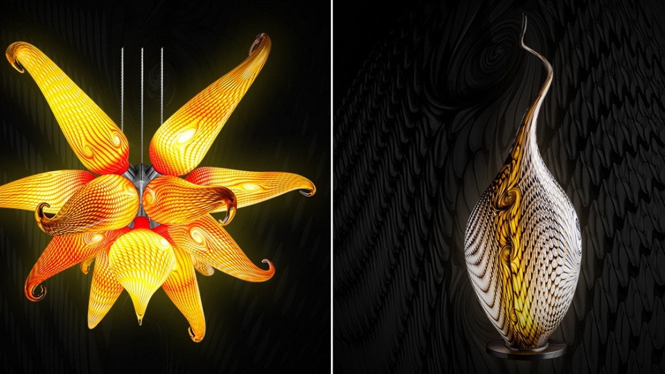 Das Kuchlerhaus in Niederösterreich hat es sich zur Aufgabe gemacht diese Kunstform nicht aussterben zu lassen Lichtobjekt von Peter Kuchler