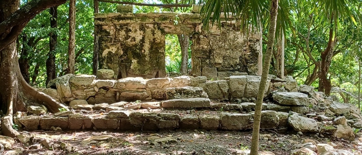 Maya-Ruinen von Playacar in Playa del Carmen