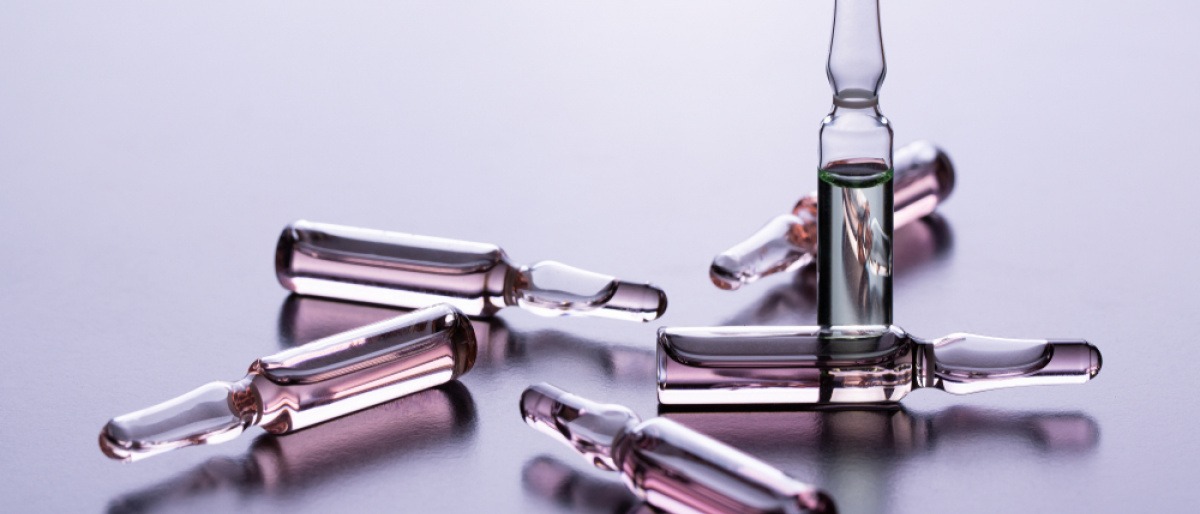 Ampullen für Kosmetik und Hautpflege
