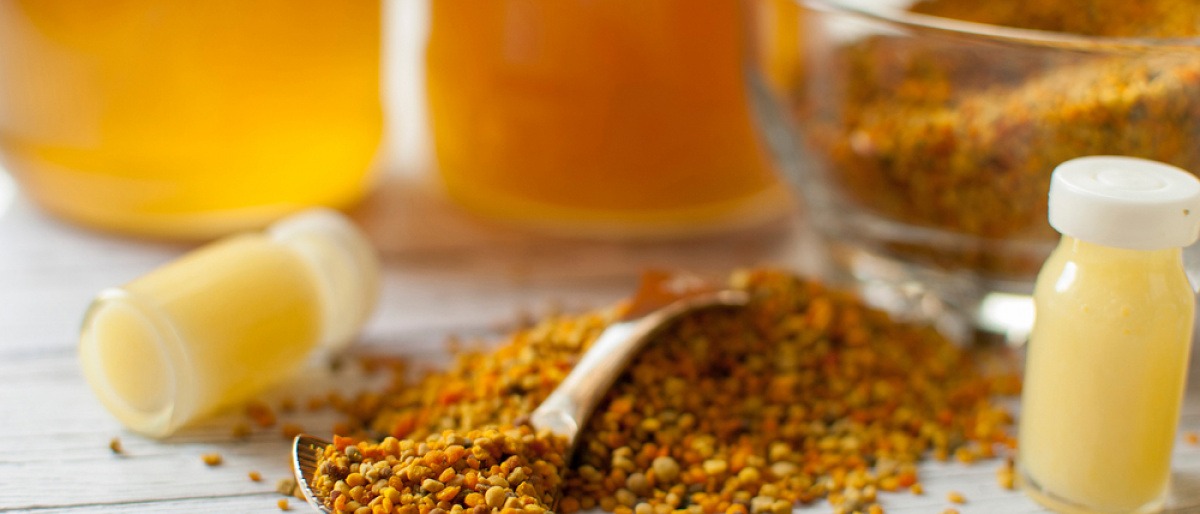 Bienenprodukte wie Honig und Propolis