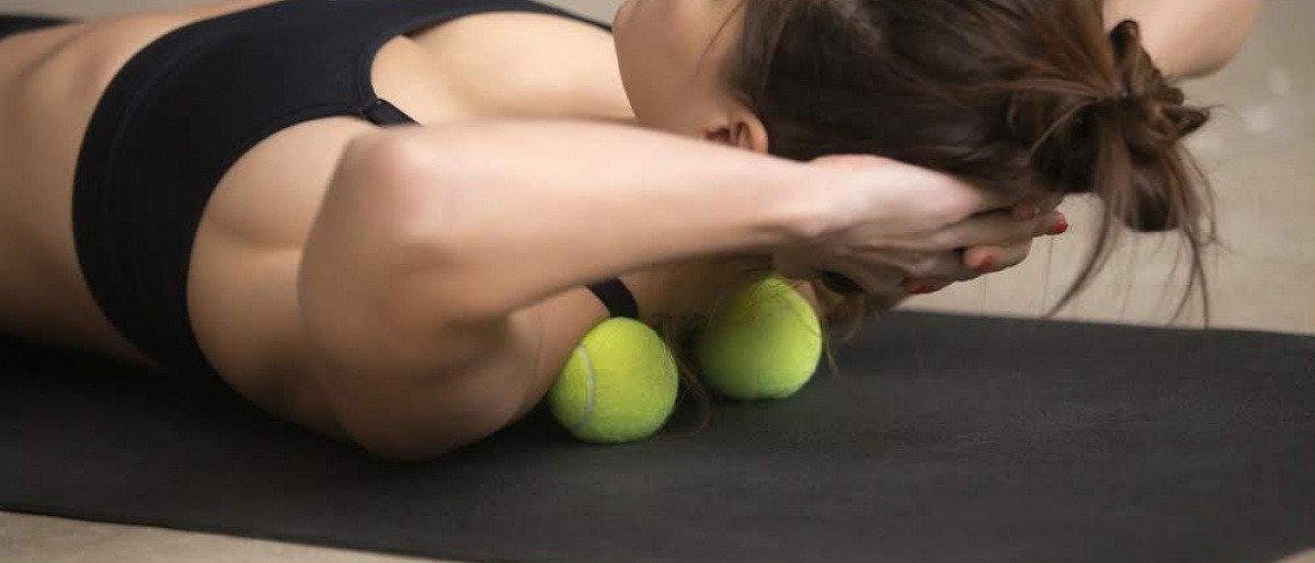 Faszien Training mit Tennisbällen