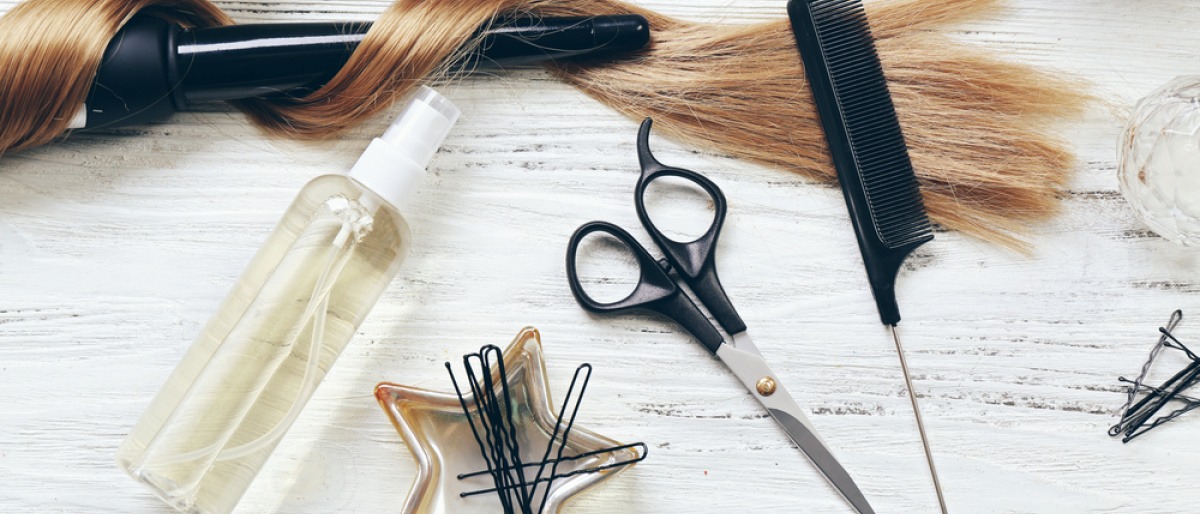 Professionelle Ausstattung eines Friseurs