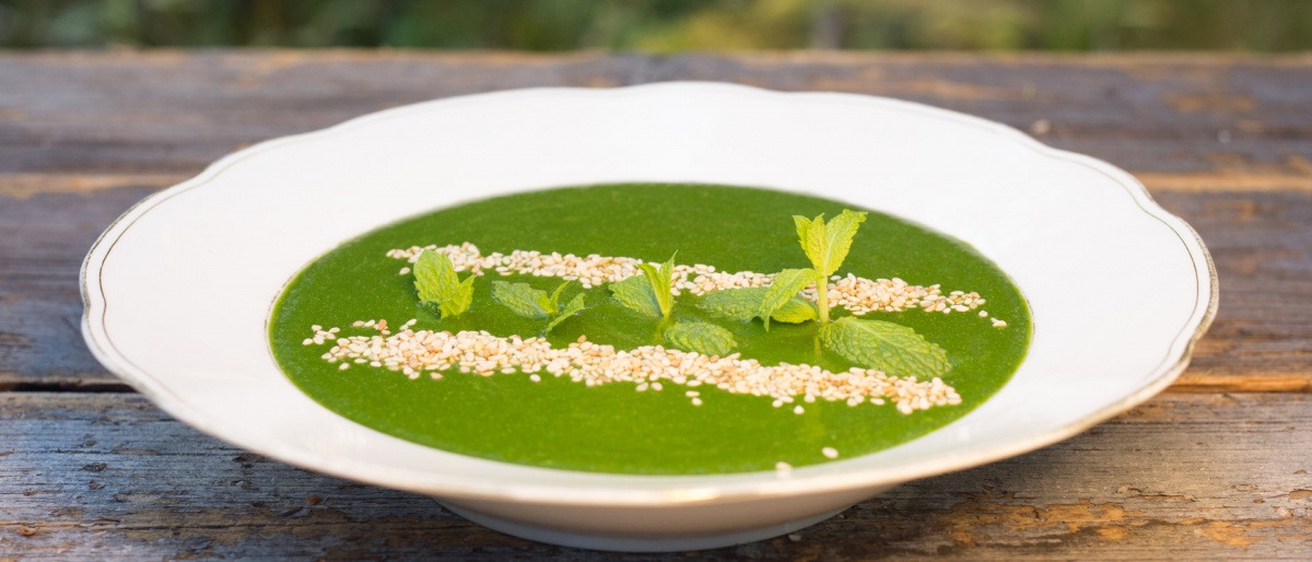 Rezept für Geminzte Spinatcremesuppe