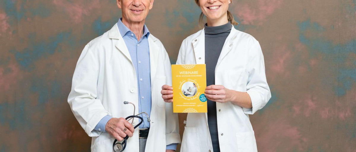 Dr. Wolfgang Schachinger und Dr. Valeria scheinen glücklich schlank zu sein