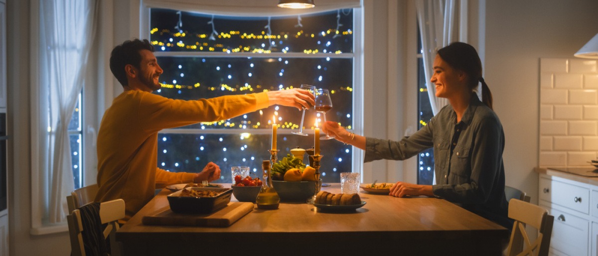Lichtfarbe Küche im Essbereich