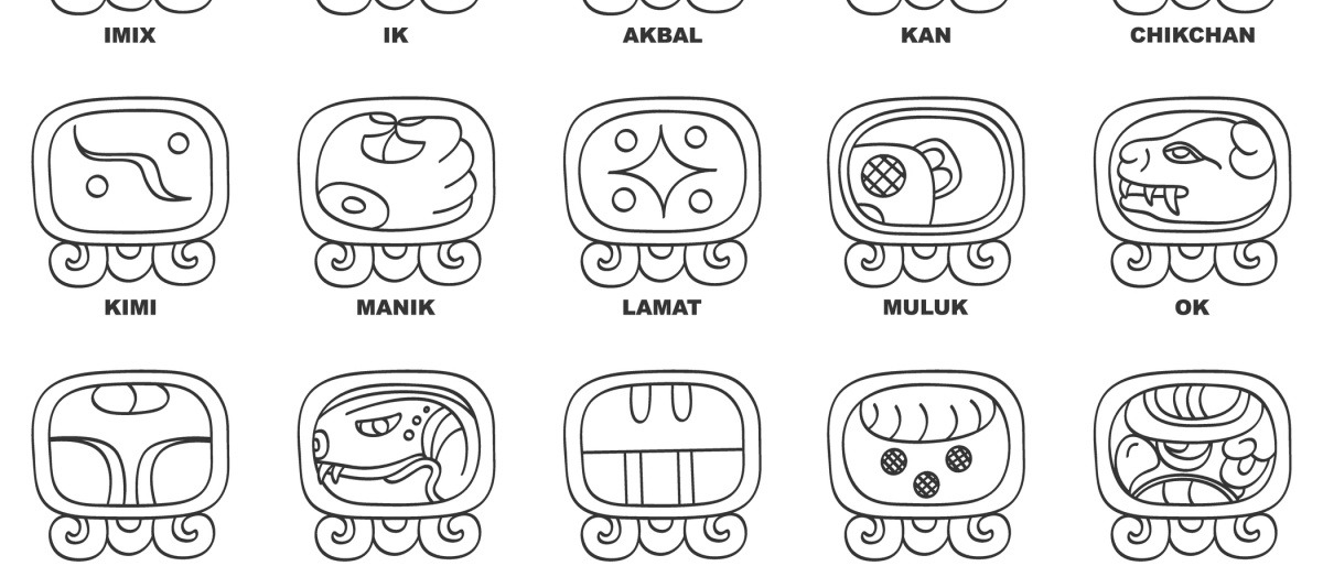 Grafik zeigt den Maya-Kalender