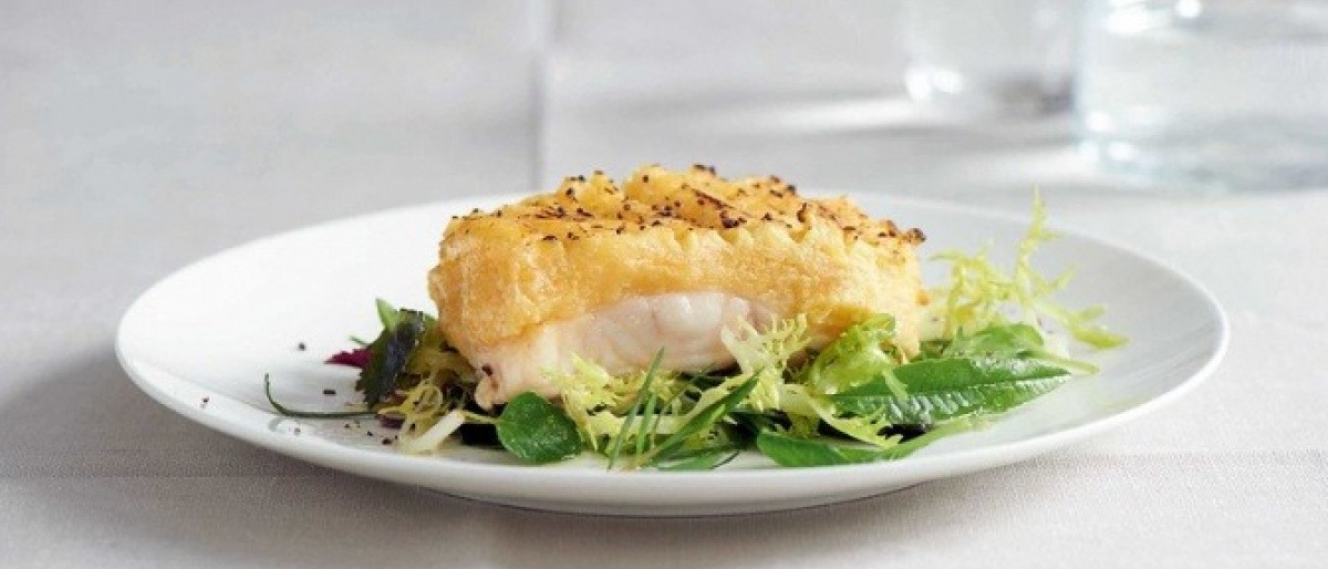 Ein Gericht der Mayr Cuisine