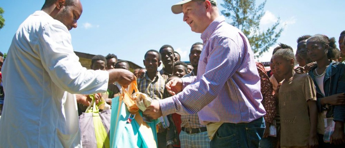 Hartwig Kirner von Fairtrade Österreich im Einsatz für Menschenrechte
