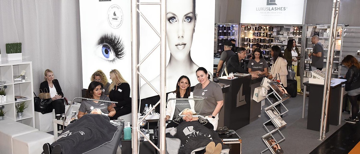 Luxuslashes bei der Beauty-Messe in München