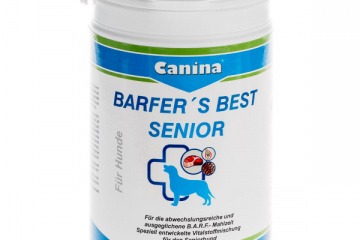 Canina Barfers Best Senior Nahrungsergänzung für alte Hunde