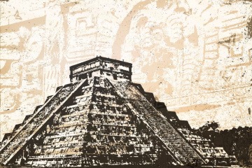 Antike Maya-Pyramike Chichen Itza in Mexiko