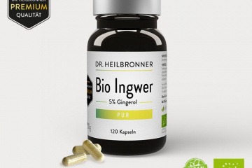 Bio-Ingwer Kapseln von Dr. Heilbronner