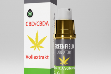 Premium Vollspektrum CBD Öl (25% CBD + 3% CBDa) von Greenfield