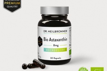 Bio Astaxanthin Kapseln hochdosiert von DR. HEILBRONNER