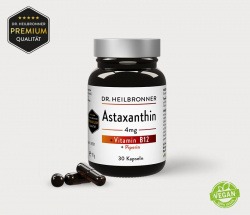 Vorschaubild für Astaxanthin + Vitamin B12 Kapseln von DR. HEILBRONNER